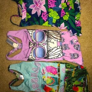 3 Pairs Girls Summer Pj Sets